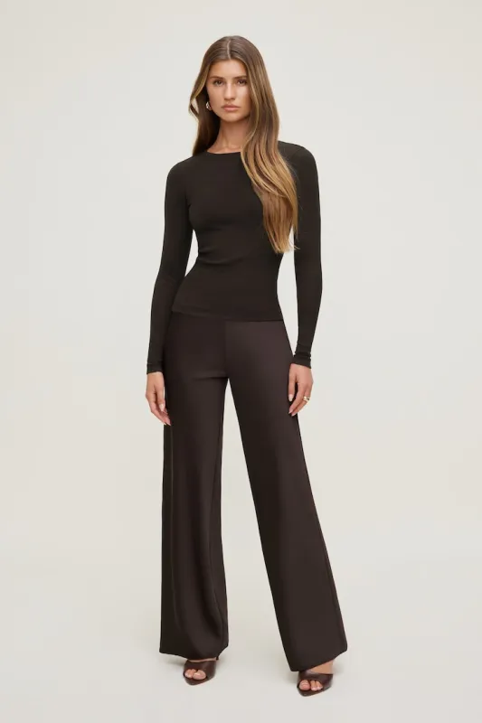 Tedi Ribbed Long Sleeve T Shirt sold by Dynamite