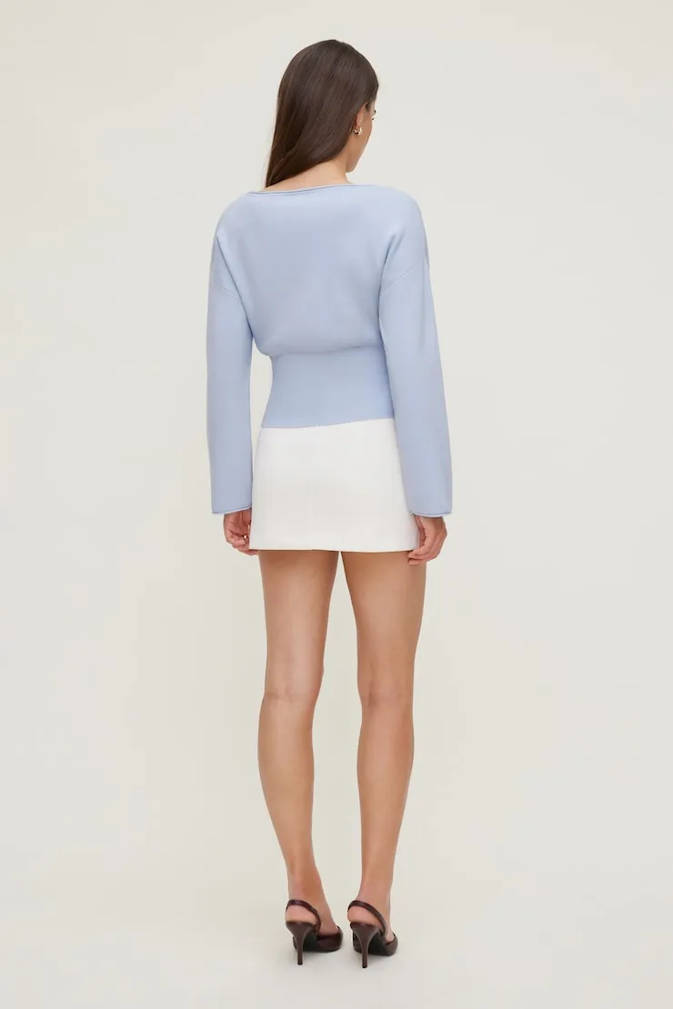 Cinched Boat Neck Sweater sold by Dynamite product image thumbnail 2