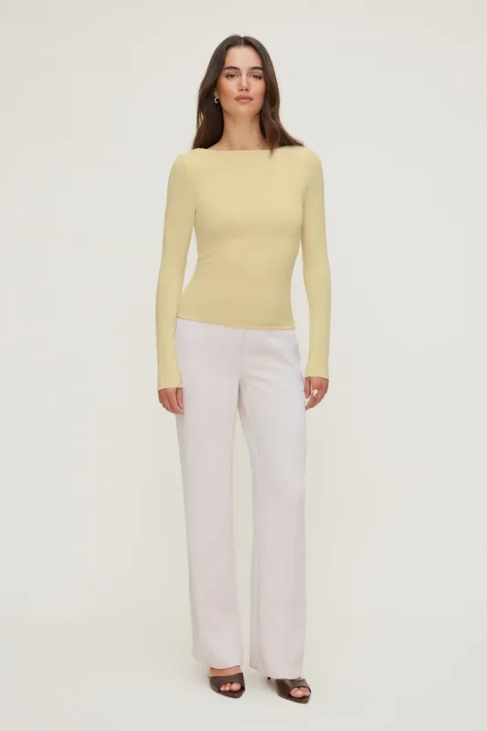 Nola Sculpt Long Sleeve Top sold by Dynamite