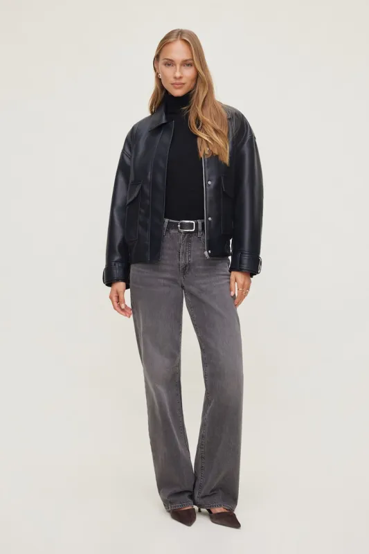 Heidi High Rise Wide Leg Jeans made by Dynamite