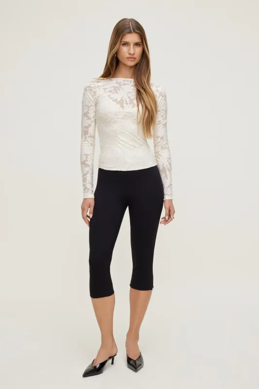 Nola Jacquard Long Sleeve Top sold by Dynamite