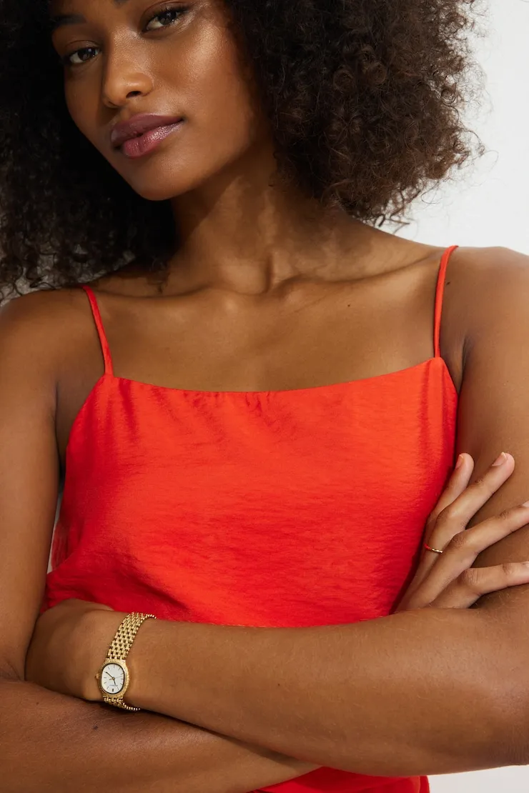 Asymmetric Back Tie Camisole sold by Dynamite product image thumbnail 3