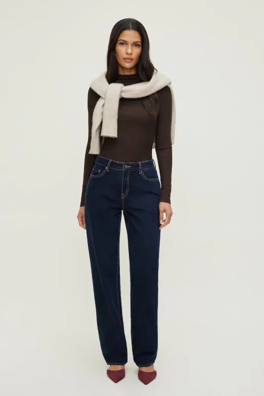 Mock Neck Long Sleeve Top sold by Dynamite