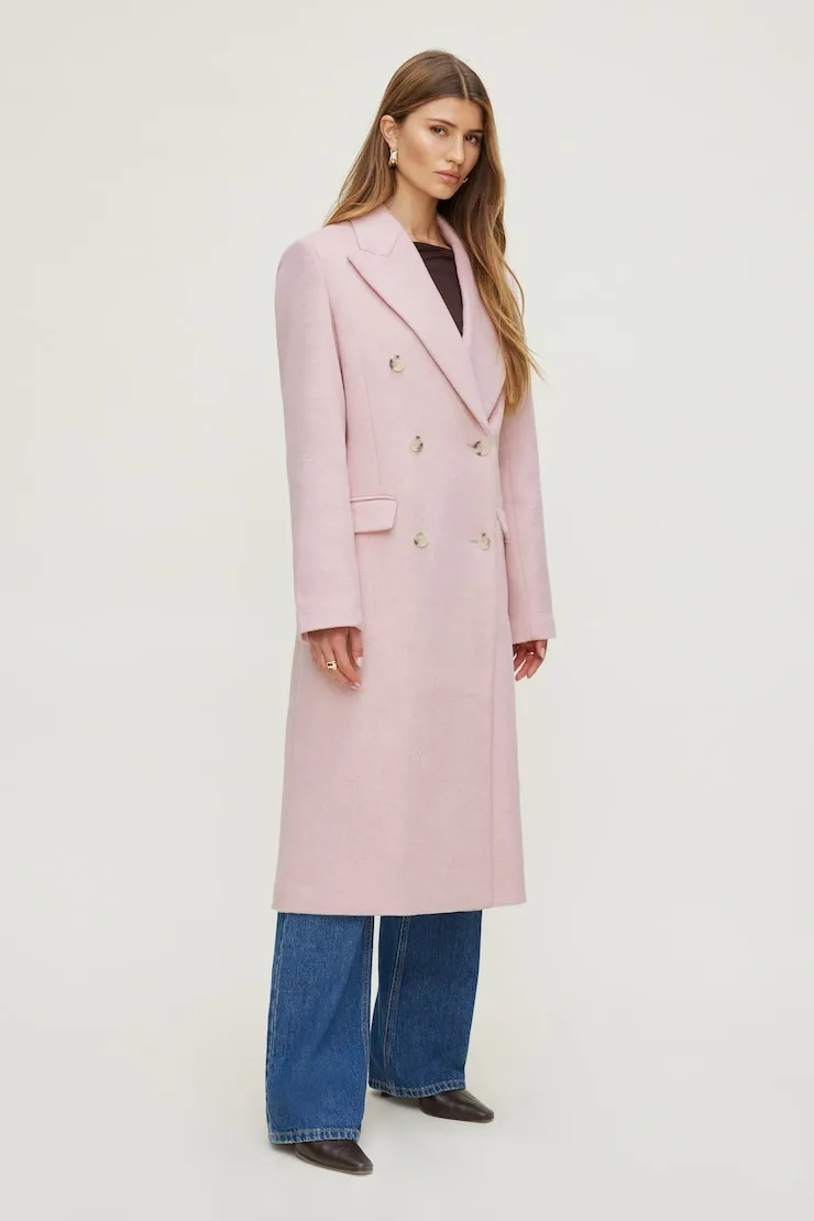 Oversized Double Breasted Wool Coat sold by Dynamite product image thumbnail 3