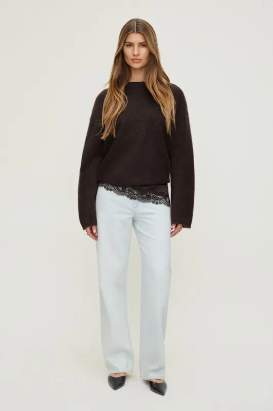 Mika Mid Rise Relaxed Straight Leg Jeans sold by Dynamite