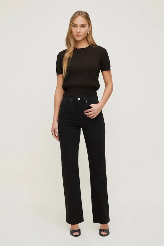 Olivia Comfort High Rise Straight Leg Jeans sold by Dynamite