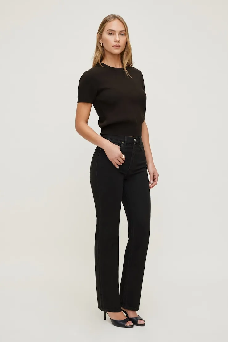 Olivia Comfort High Rise Straight Leg Jeans sold by Dynamite product image thumbnail 3