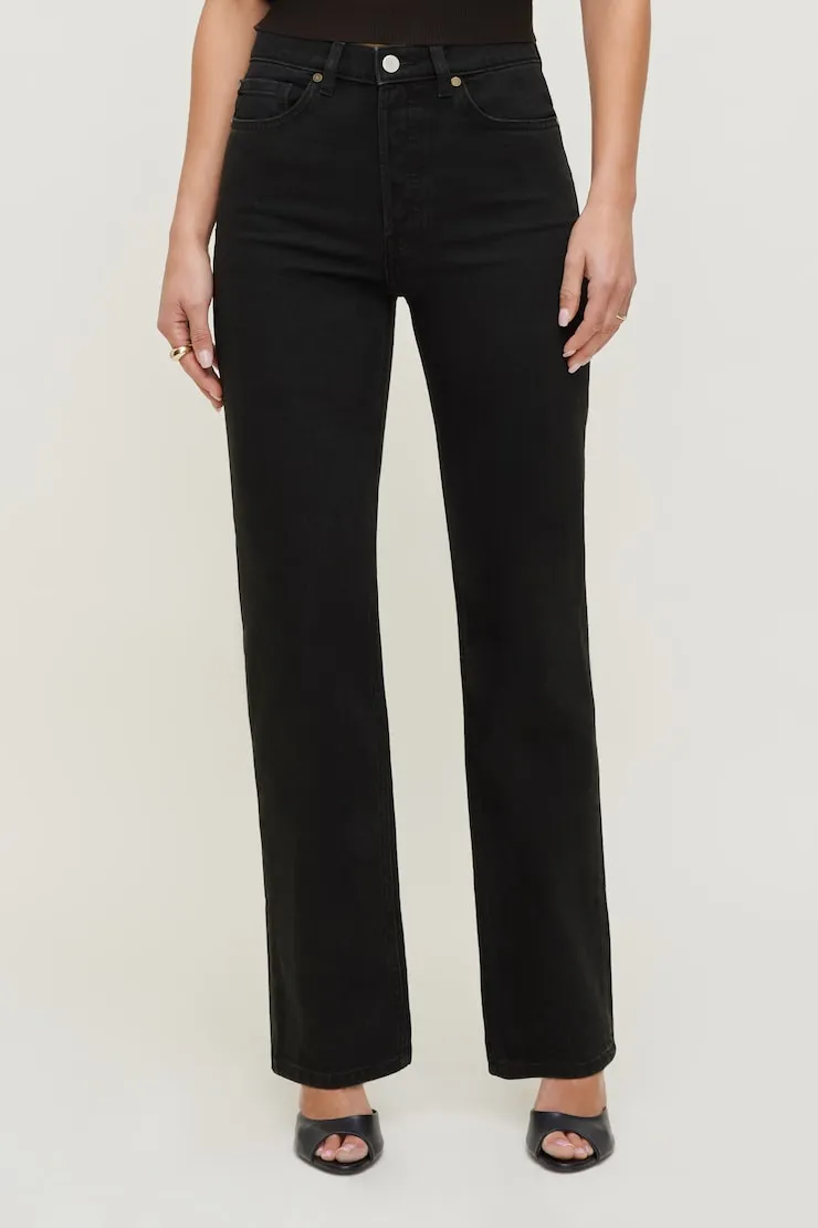 Olivia Comfort High Rise Straight Leg Jeans sold by Dynamite product image thumbnail 4