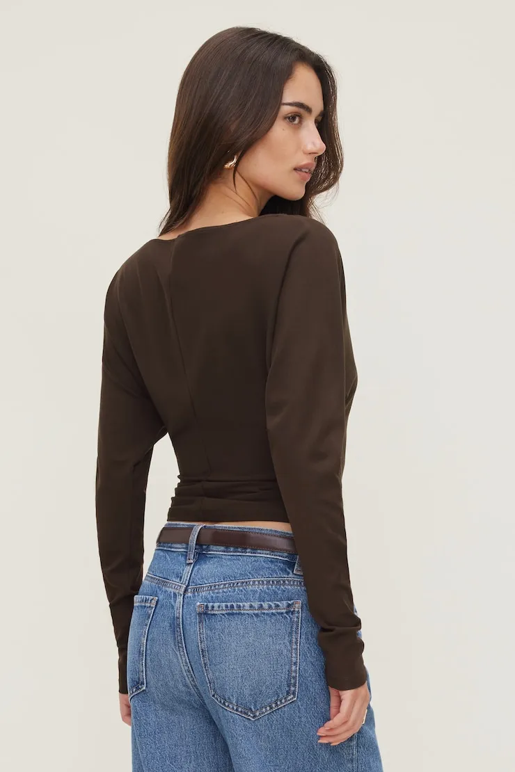 Mira Dolman Sleeve Top sold by Dynamite product image thumbnail 5