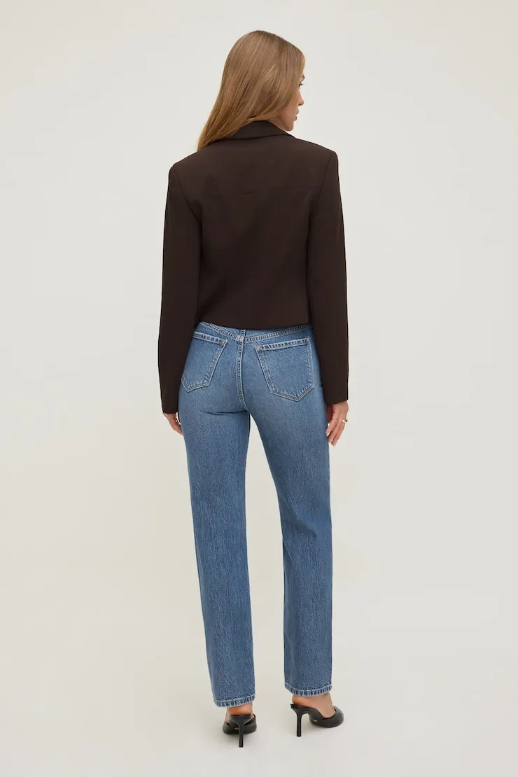 Olivia Comfort High Rise Straight Leg Jeans sold by Dynamite product image thumbnail 2