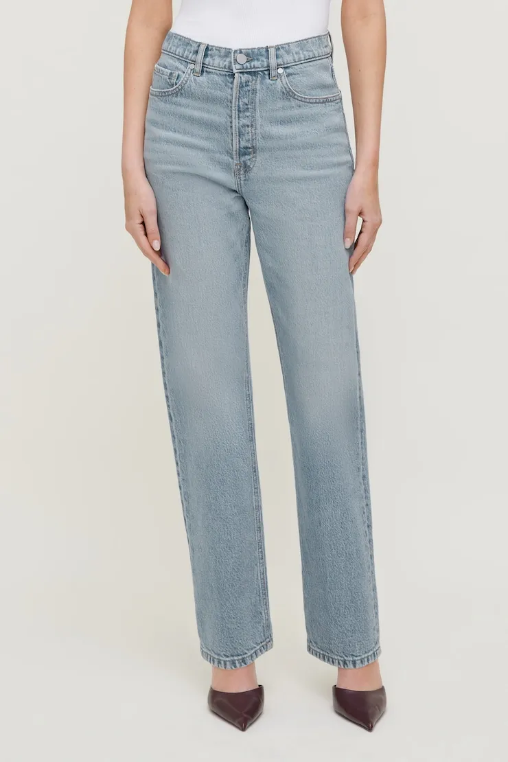 Olivia Comfort High Rise Straight Leg Jeans sold by Dynamite product image thumbnail 4