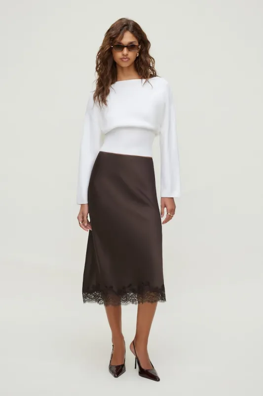 Cinched Boat Neck Sweater sold by Dynamite