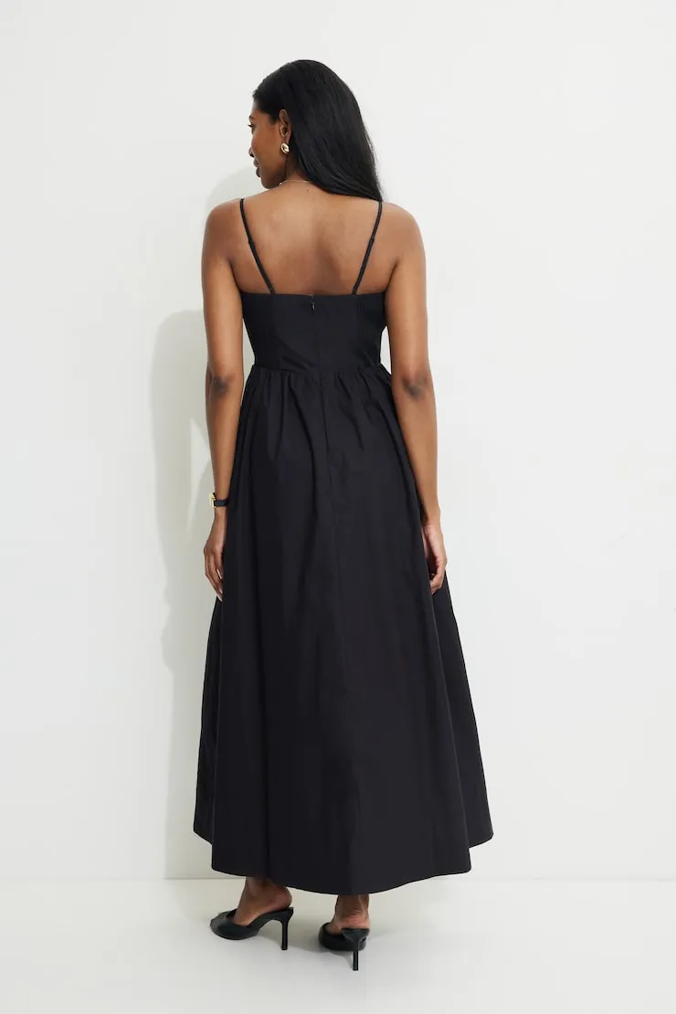 Bustier Poplin Maxi Dress sold by Dynamite product image thumbnail 2