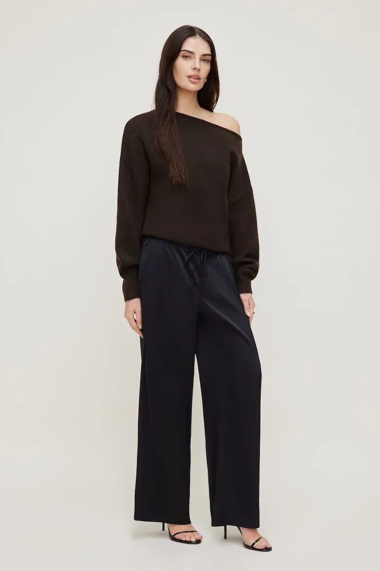 Leo Satin Wide Leg Pants sold by Dynamite product image thumbnail 3