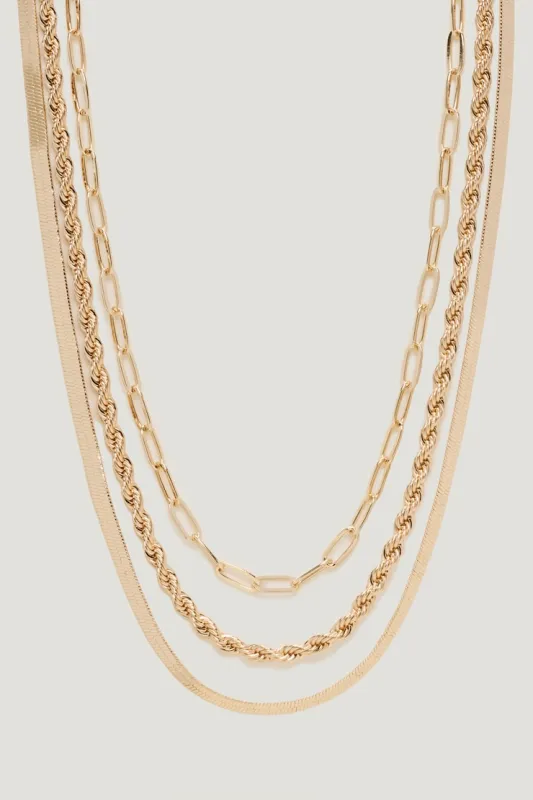 3-Pack Mixed Chain Necklaces sold by Dynamite