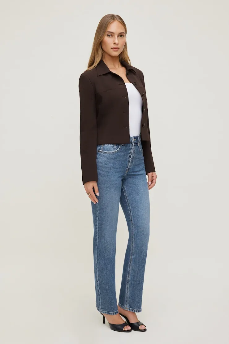 Olivia Comfort High Rise Straight Leg Jeans sold by Dynamite product image thumbnail 3