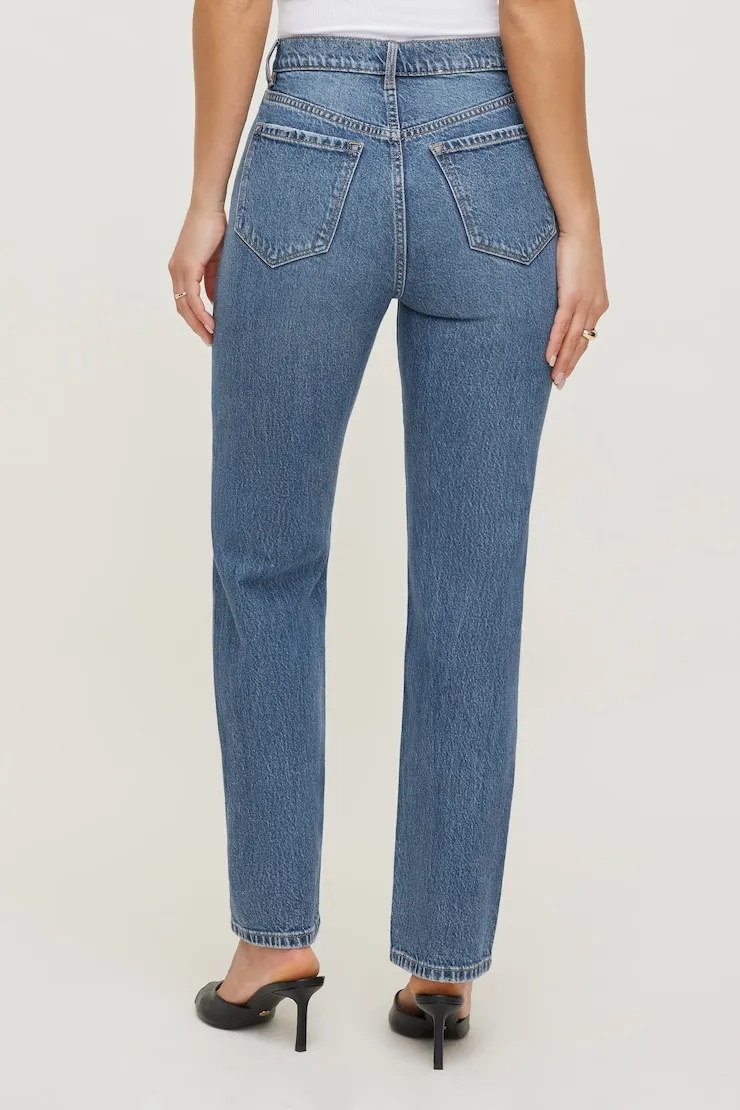 Olivia Comfort High Rise Straight Leg Jeans sold by Dynamite product image thumbnail 5