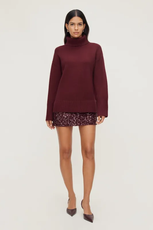 Kylie Sequin Mini Skirt sold by Dynamite