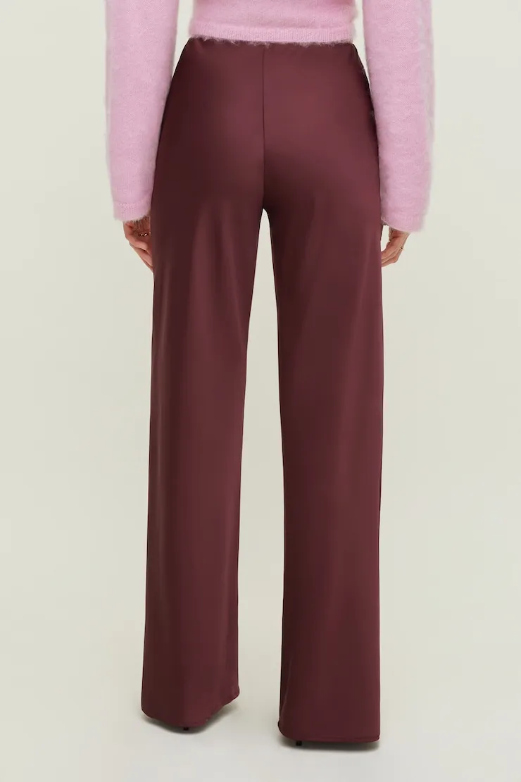 Izzy Wide Leg Satin Pants sold by Dynamite product image thumbnail 5