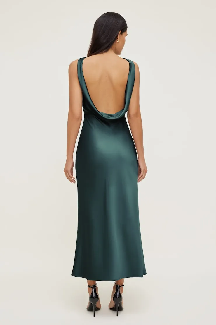 Nora Satin Maxi Slip Dress sold by Dynamite product image thumbnail 2