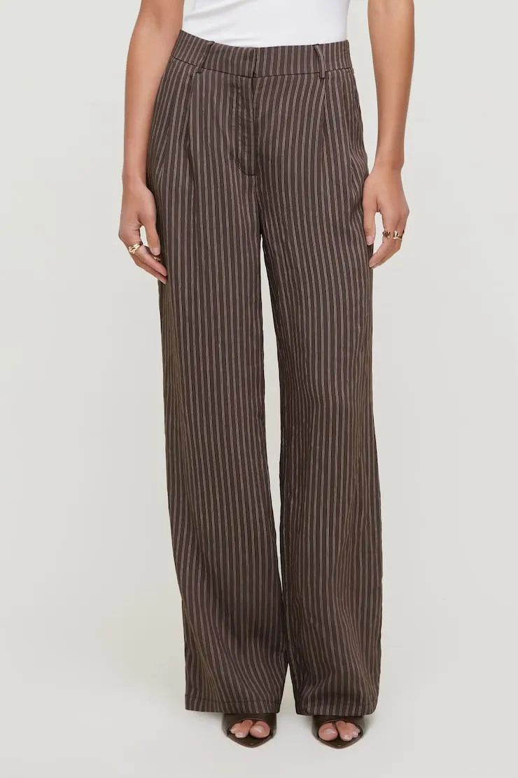 Alex Striped Wide Leg Pants sold by Dynamite product image thumbnail 4