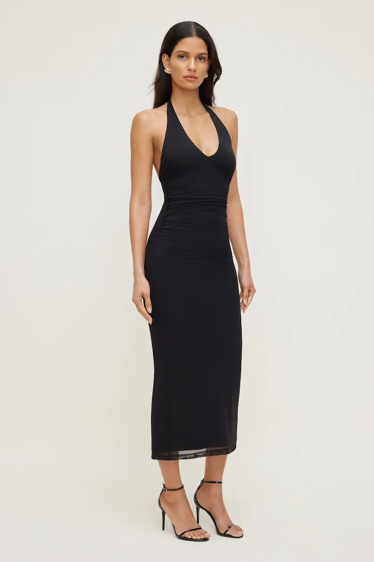 Reia Halter Mesh Maxi Dress sold by Dynamite product image thumbnail 3
