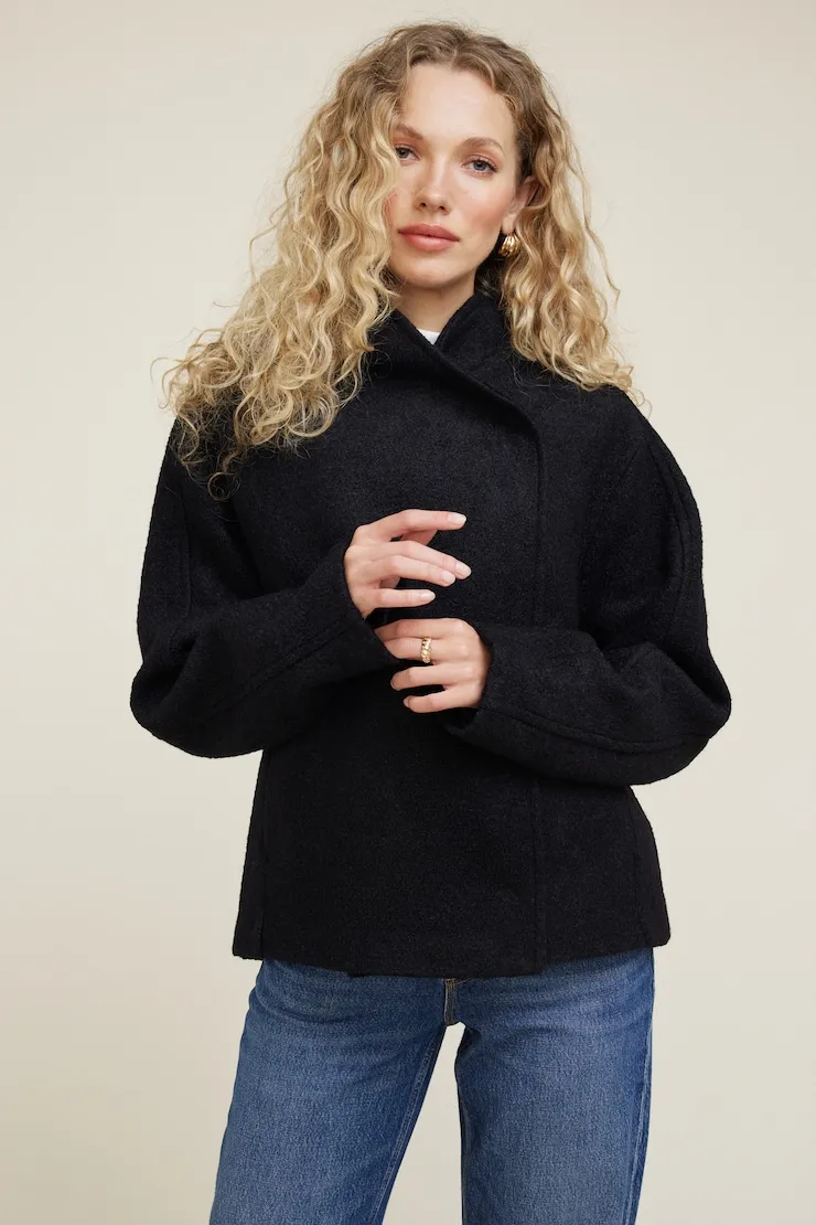 Cocoon Wool Jacket sold by Dynamite product image thumbnail 4