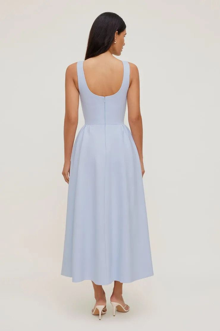 Iris Flared Ponte Maxi Dress sold by Dynamite product image thumbnail 2