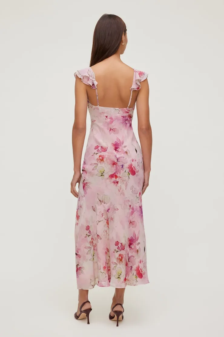 Floral Ruffle Maxi Dress sold by Dynamite product image thumbnail 2