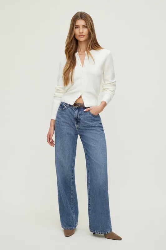 Rebecca Crewneck Cardigan sold by Dynamite