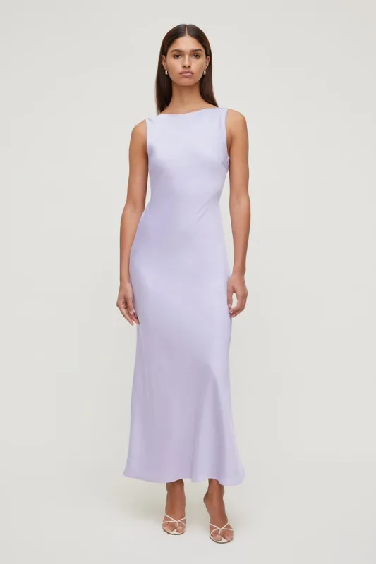 Nora Satin Maxi Slip Dress sold by Dynamite
