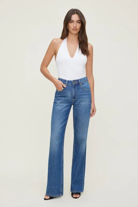 Sculpt Plunge Halter Bodysuit made by Dynamite