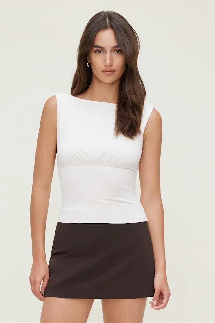 Sculpt Cinched Waist Top sold by Dynamite product image thumbnail 4