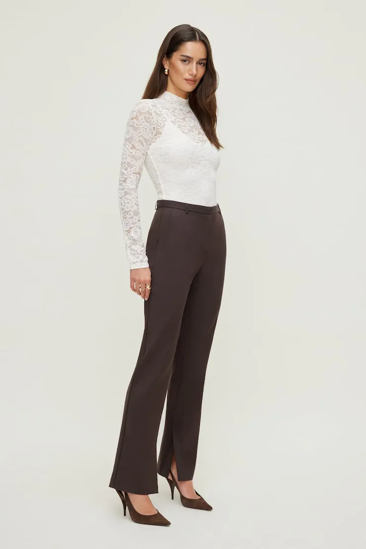 Mock Neck Lace Bodysuit sold by Dynamite product image thumbnail 3