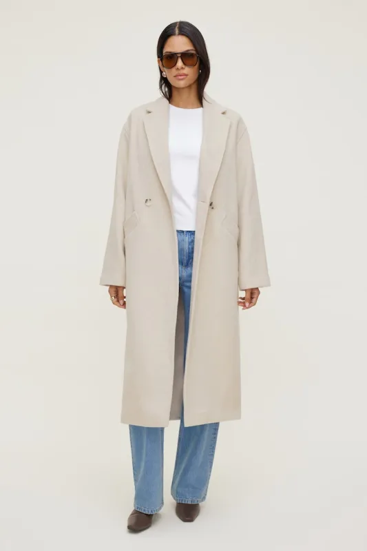 Unstructured Wool Coat made by Dynamite