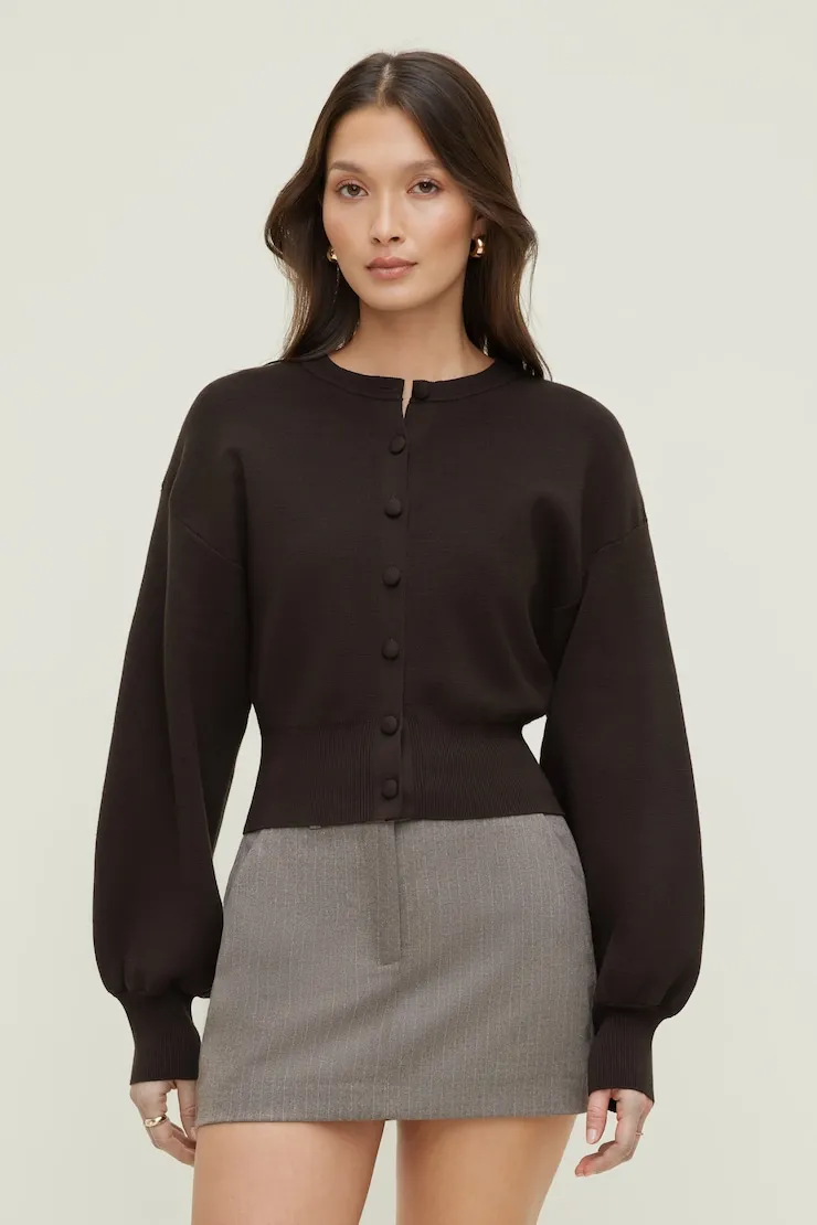 Balloon Sleeve Cardigan sold by Dynamite product image thumbnail 4