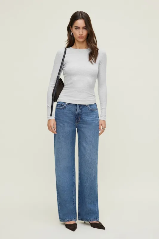 Tedi Ribbed Long Sleeve T Shirt sold by Dynamite