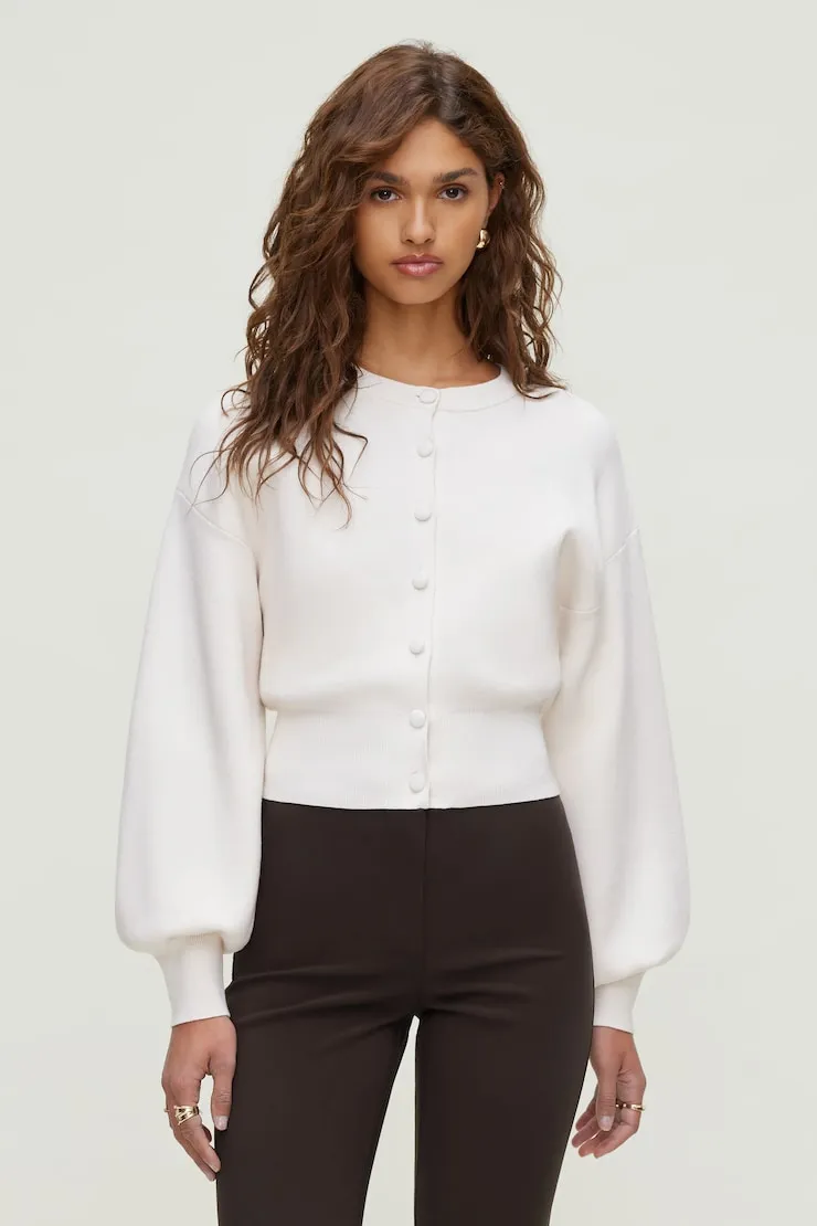 Balloon Sleeve Cardigan sold by Dynamite product image thumbnail 4