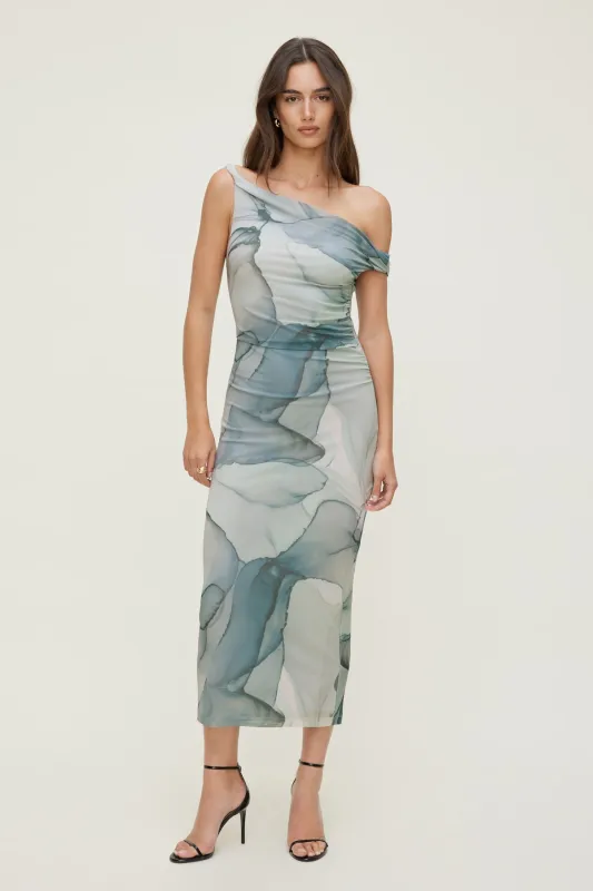 Jayde Mesh Maxi Dress made by Dynamite