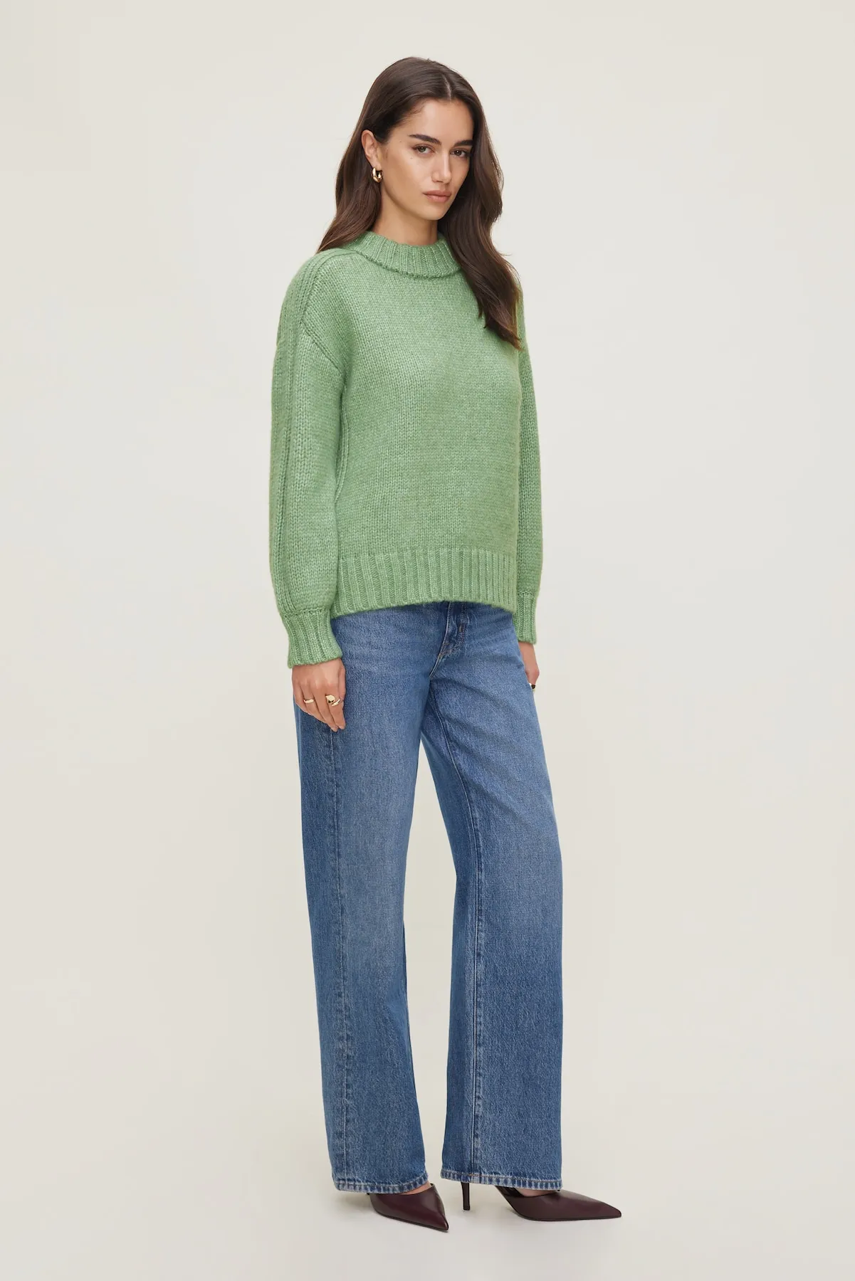 Mabel Chunky Crewneck Sweater sold by Dynamite product image thumbnail 3