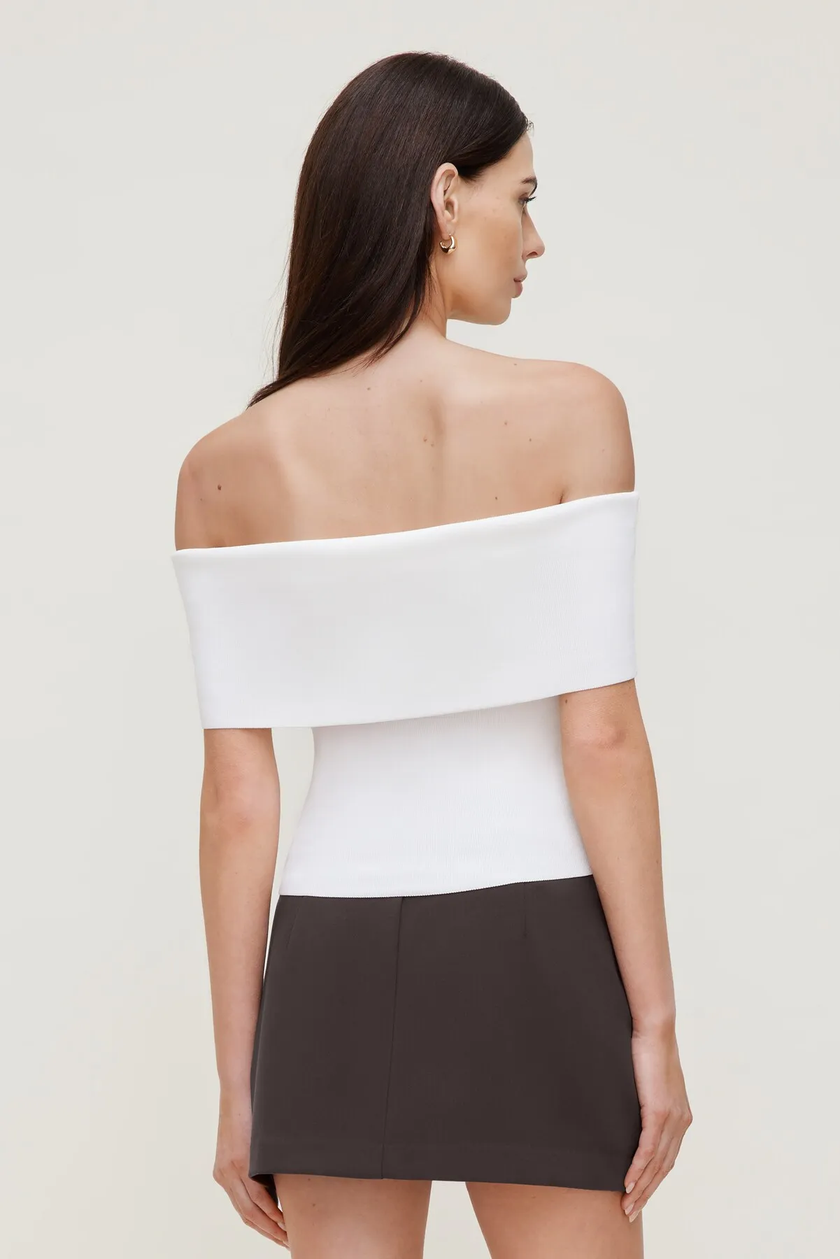Foldover Off Shoulder Sweater sold by Dynamite product image thumbnail 5