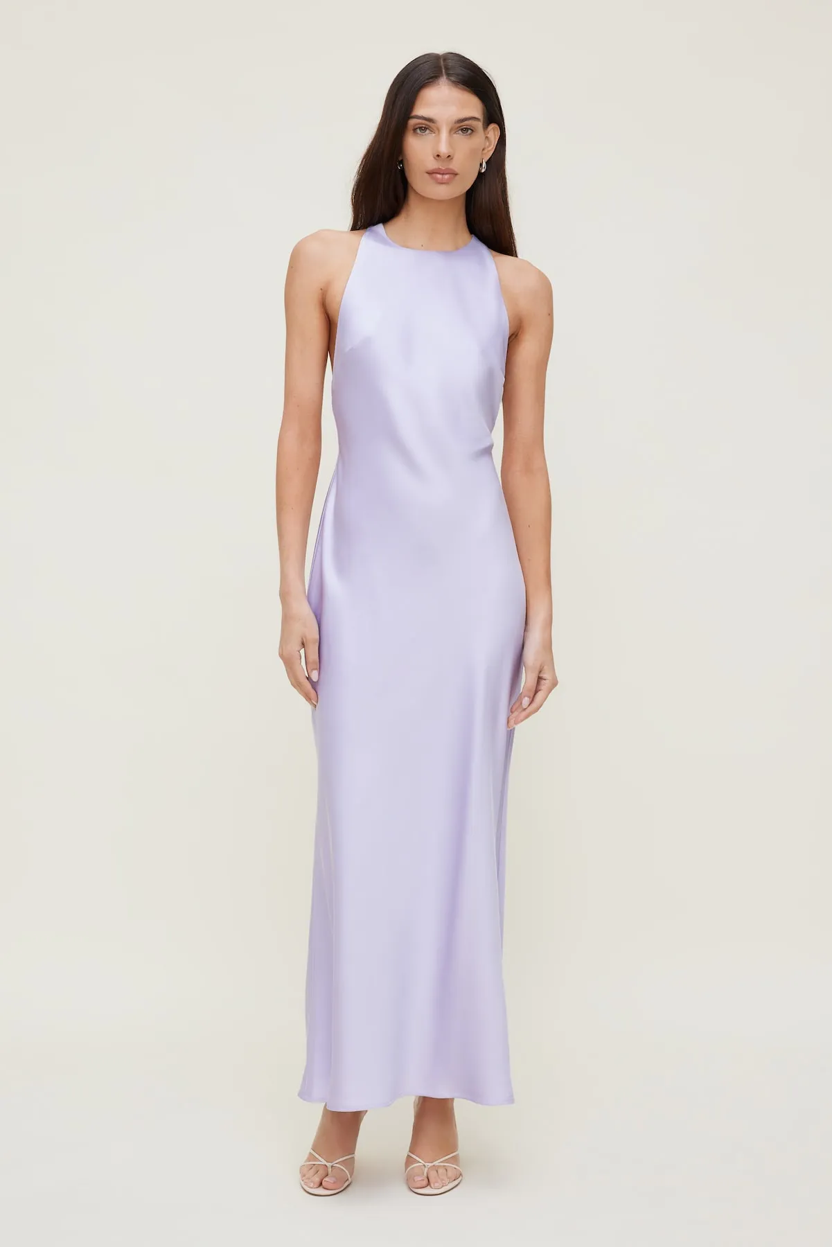 Twist Back Satin Maxi Dress sold by Dynamite product image thumbnail 2