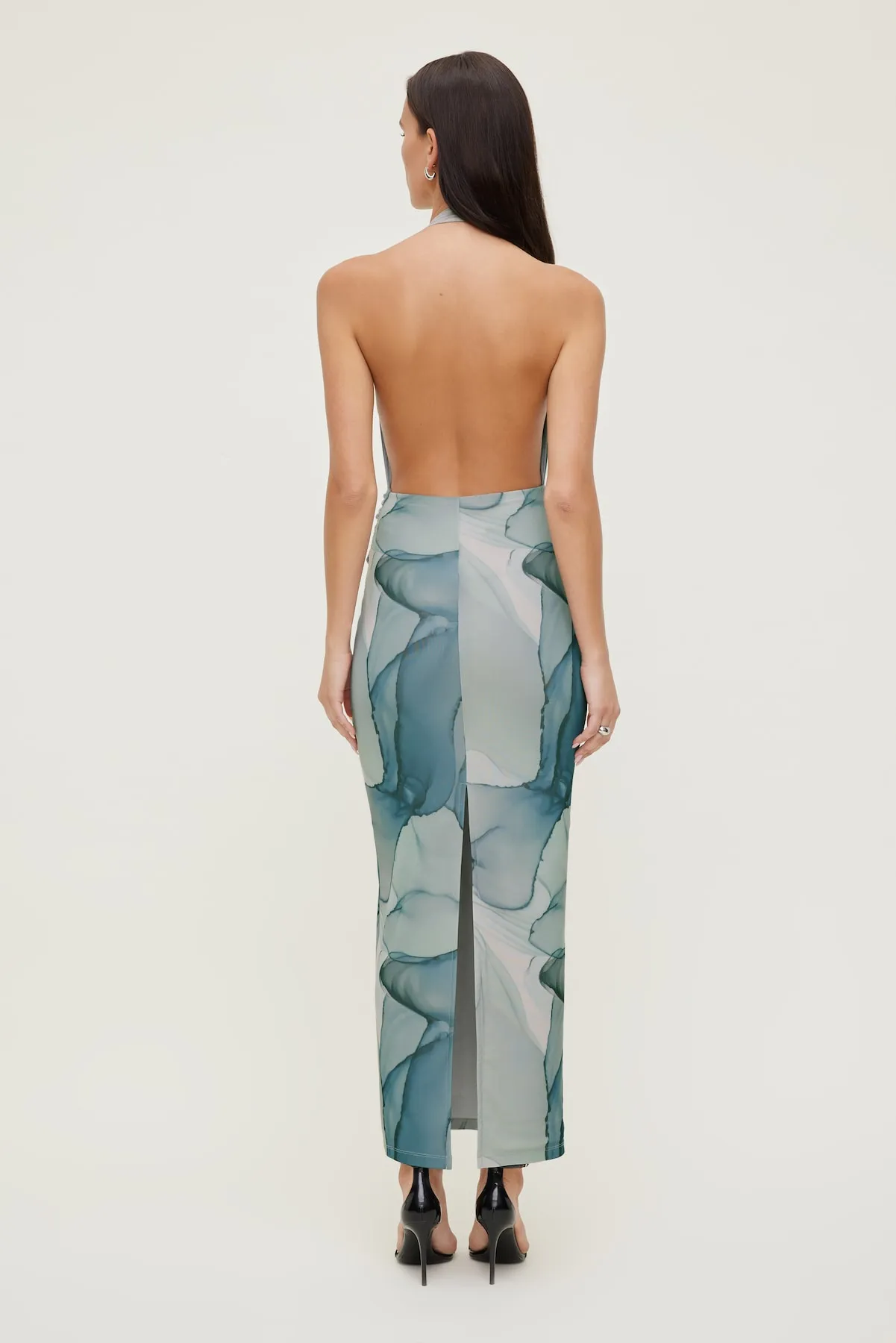 Plunge Mesh Maxi Dress sold by Dynamite product image thumbnail 2