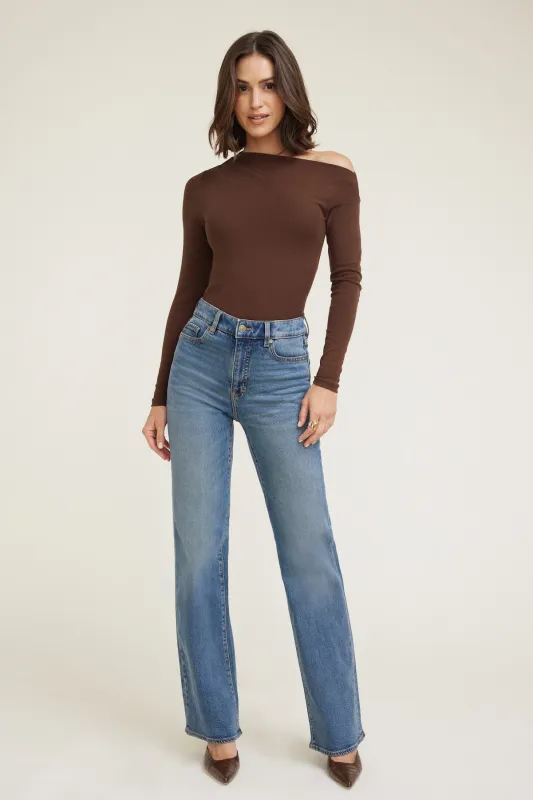 Elodie Stretch High Rise Bootcut Jeans made by Dynamite