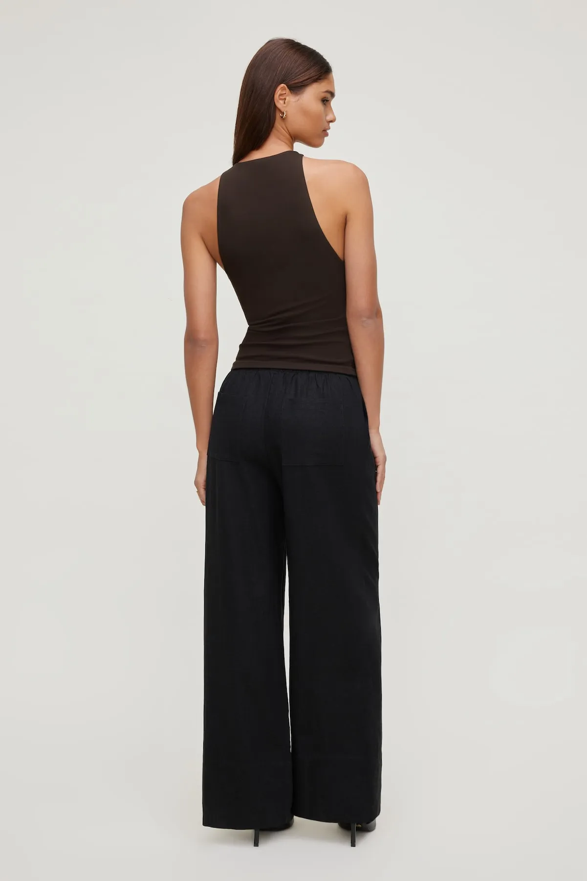 Leo Linen Wide Leg Pants sold by Dynamite product image thumbnail 2