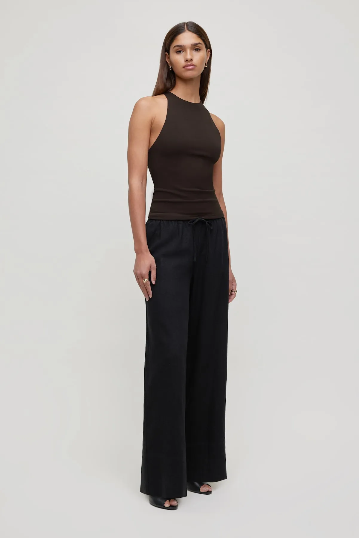 Leo Linen Wide Leg Pants sold by Dynamite product image thumbnail 3