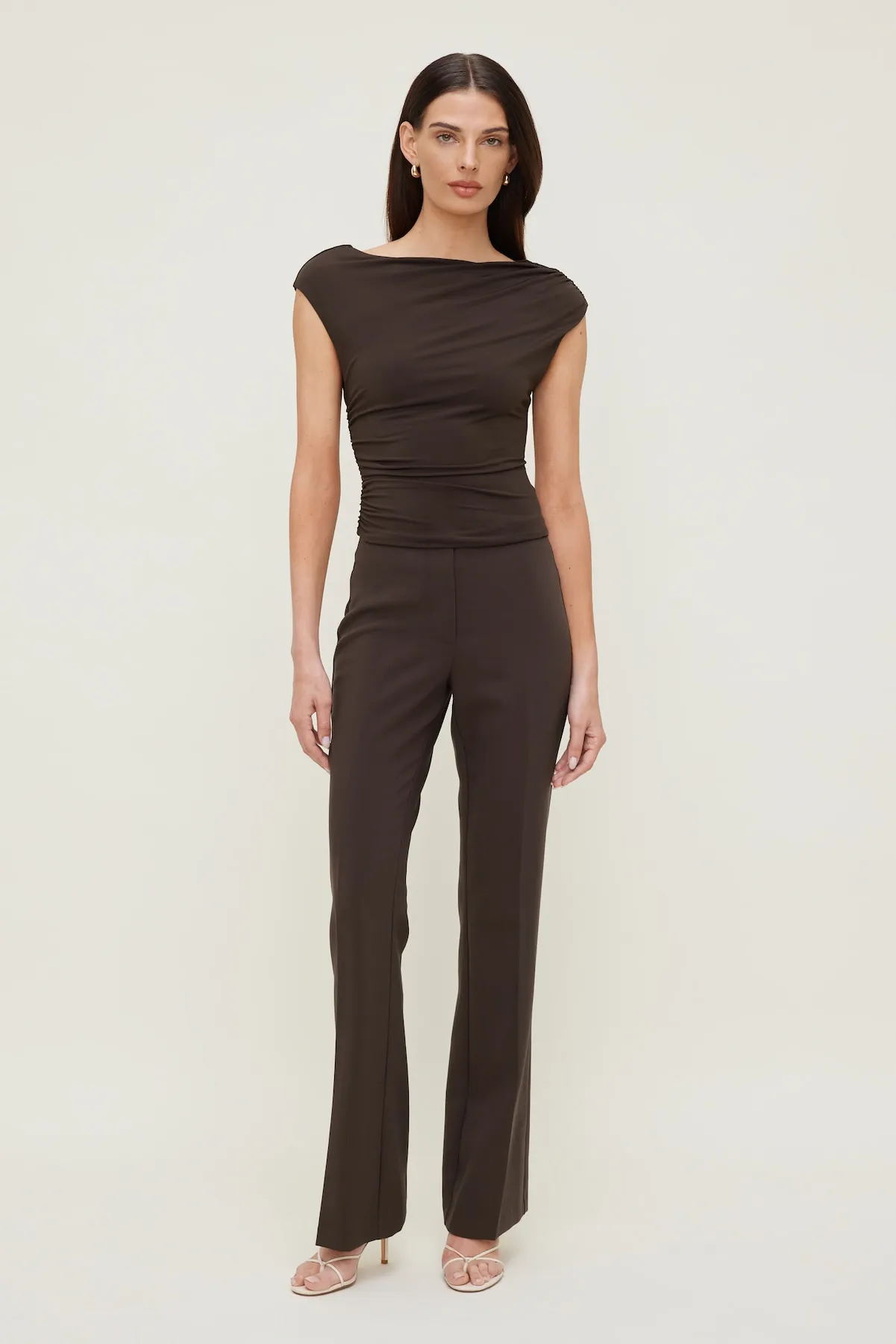 Sculpt Draped Top sold by Dynamite