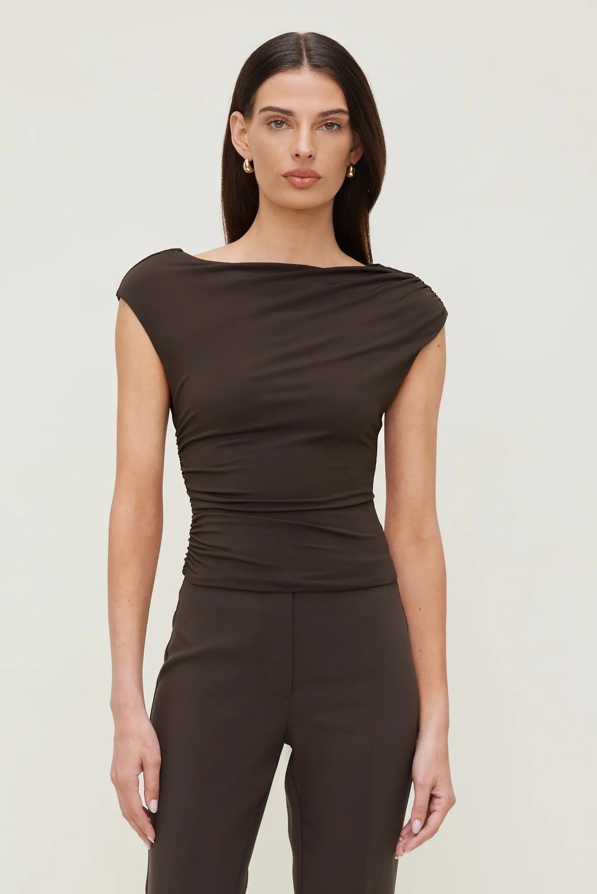 Sculpt Draped Top sold by Dynamite product image thumbnail 4