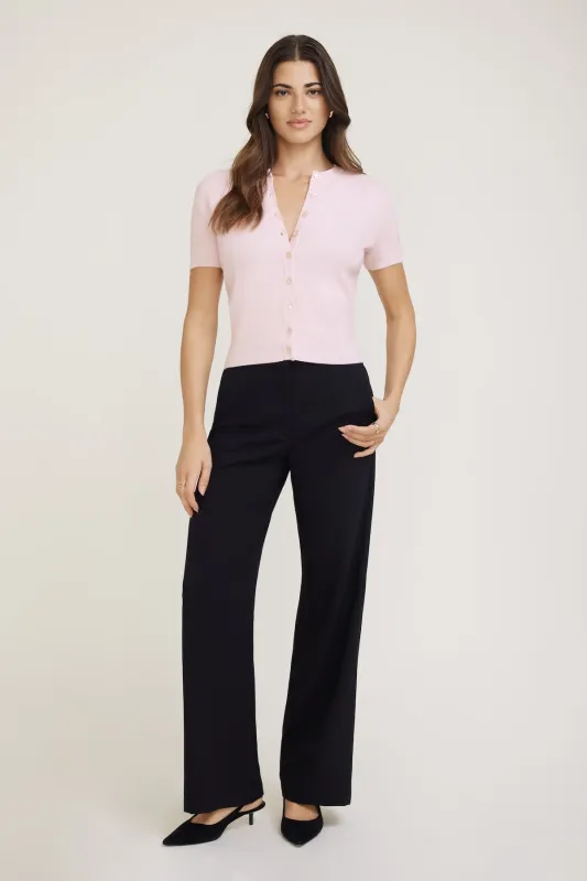 Becca Short Sleeve Cardigan made by Dynamite