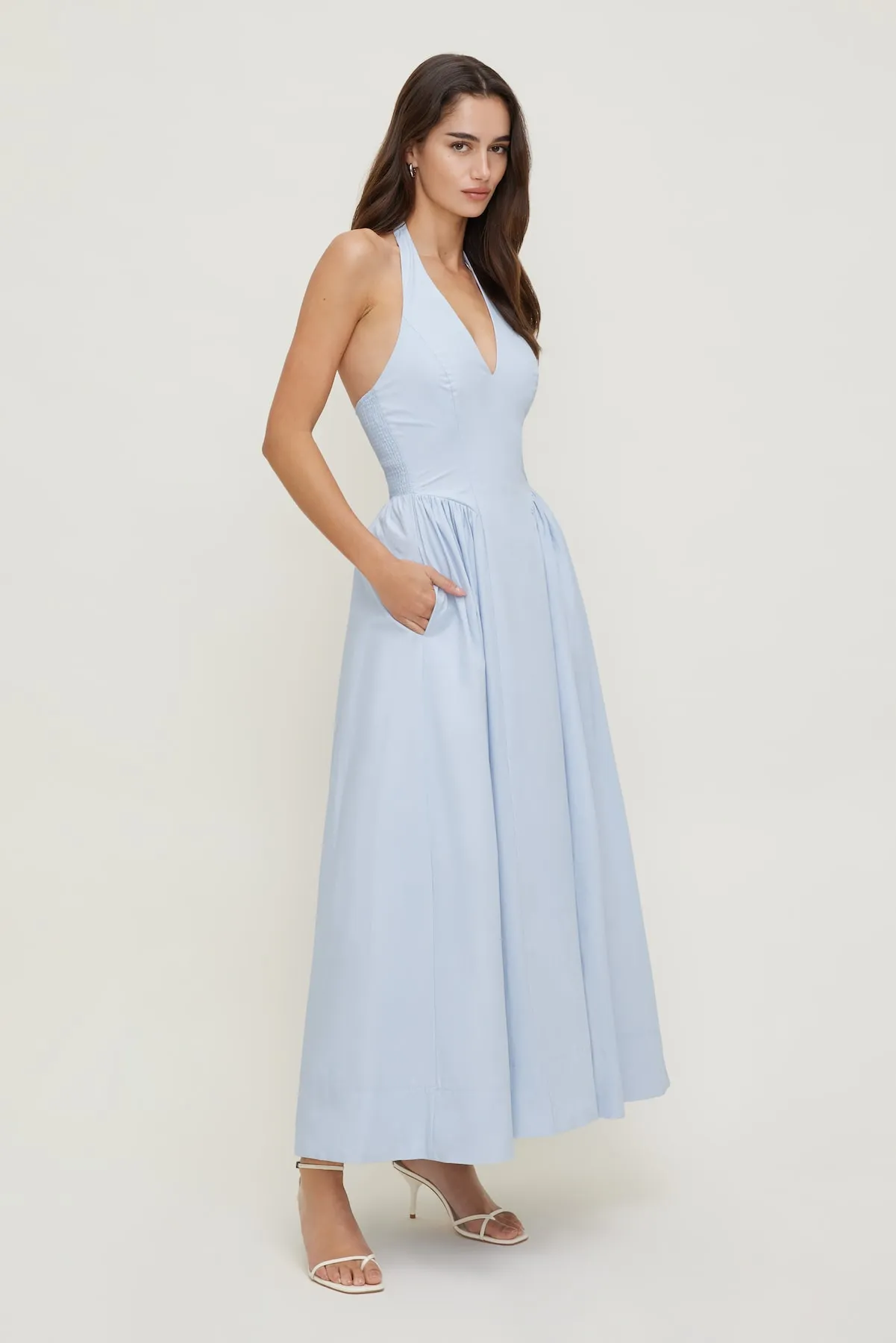 Taylor Poplin Maxi Dress sold by Dynamite product image thumbnail 3
